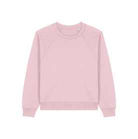 Stella Clara - Das Damen-Raglan-Rundhals-Sweatshirt - Cotton Pink - XXL bedrucken, Art.-Nr. STSW217C0052X