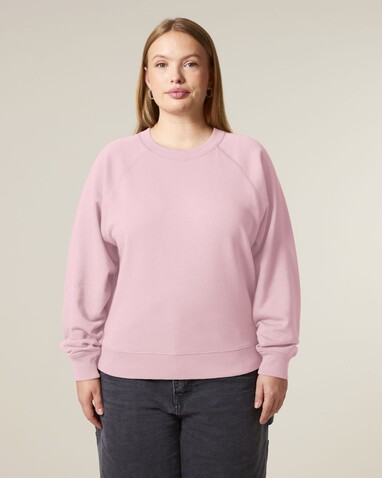 Stella Clara - Damen-Raglan-Sweatshirt - Cotton Pink - XXL bedrucken, Art.-Nr. STSW217C0052X