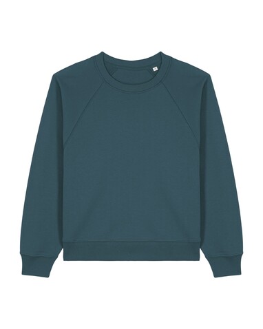 Stella Clara - Das Damen-Raglan-Rundhals-Sweatshirt - Stargazer - L bedrucken, Art.-Nr. STSW217C7021L