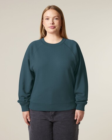 Stella Clara - Das Damen-Raglan-Rundhals-Sweatshirt - Stargazer - S bedrucken, Art.-Nr. STSW217C7021S