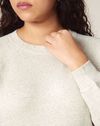Stella Clara - Das Damen-Raglan-Rundhals-Sweatshirt - Eco Heather - L bedrucken, Art.-Nr. STSW217C1471L
