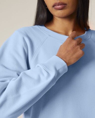 Stella Clara - Das Damen-Raglan-Rundhals-Sweatshirt - Blue Soul - XS bedrucken, Art.-Nr. STSW217C149XS