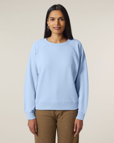 Stella Clara - Das Damen-Raglan-Rundhals-Sweatshirt - Blue Soul - XL bedrucken, Art.-Nr. STSW217C1491X