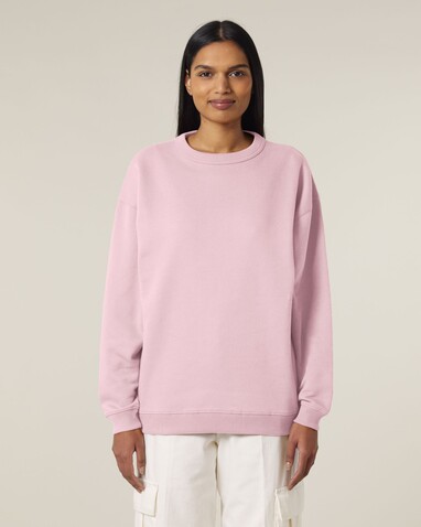 Stella Paloma - Das Oversized Damen-Rundhals-Sweatshirt - Cotton Pink - L bedrucken, Art.-Nr. STSW218C0051L