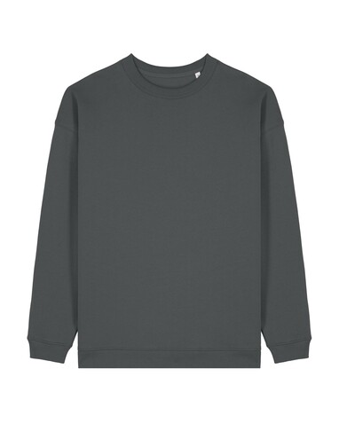 Stella Paloma - Das Oversized Damen-Rundhals-Sweatshirt - Anthracite - L bedrucken, Art.-Nr. STSW218C2531L