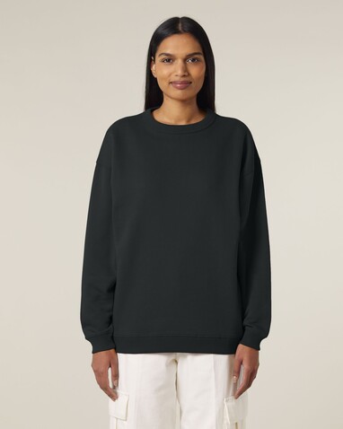 Stella Paloma - Das Oversized Damen-Rundhals-Sweatshirt - Black - L bedrucken, Art.-Nr. STSW218C0021L Stella Paloma - Das Oversized Damen-Rundhals-Sweatshirt - Black - L bedrucken, Art.-Nr. STSW218C0021L