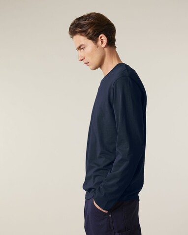 Creator 2.0 Long Sleeve - Das Iconic Langarm-Unisex-T-Shirt - French Navy - XS bedrucken, Art.-Nr. STTU199C727XS