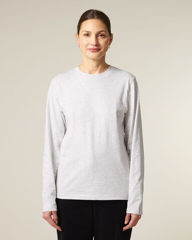 Creator 2.0 Long Sleeve - Das Iconic Langarm-Unisex-T-Shirt - Cool Heather Grey - XXS bedrucken, Art.-Nr. STTU199C1462S