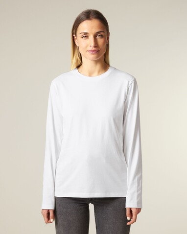 Creator 2.0 Long Sleeve - Das Iconic Langarm-Unisex-T-Shirt - White - 3XL bedrucken, Art.-Nr. STTU199C0013X