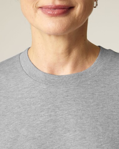 Creator 2.0 Long Sleeve - Das Iconic Langarm-Unisex-T-Shirt - Heather Grey - S bedrucken, Art.-Nr. STTU199C2501S