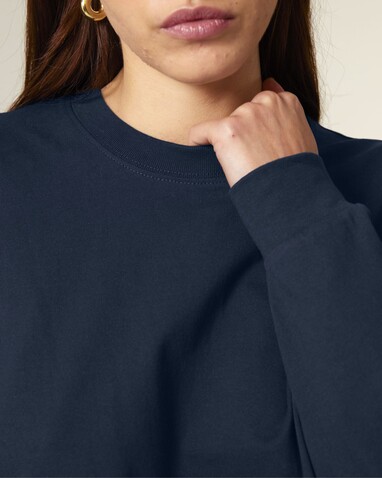 Freestyler Long Sleeve - Das schwere Langarm-Unisex-T-Shirt - French Navy - L bedrucken, Art.-Nr. STTU200C7271L