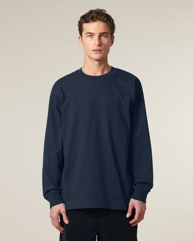 Freestyler Long Sleeve - Unisex-Heavy-Weight-Langarmshirt - French Navy - 3XL bedrucken, Art.-Nr. STTU200C7273X
