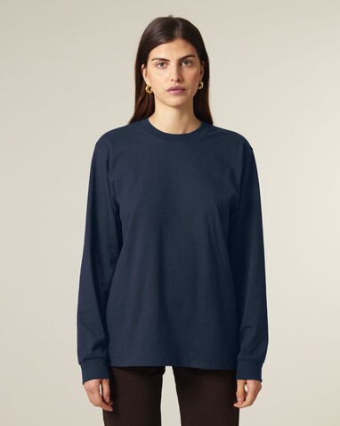 Freestyler Long Sleeve - French Navy - 3XL bedrucken, Art.-Nr. STTU200C7273X