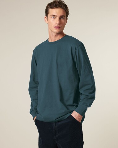 Freestyler Long Sleeve - Das schwere Langarm-Unisex-T-Shirt - Stargazer - XS bedrucken, Art.-Nr. STTU200C702XS