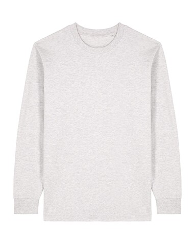 Freestyler Long Sleeve - Das schwere Langarm-Unisex-T-Shirt - Cool Heather Grey - M bedrucken, Art.-Nr. STTU200C1461M