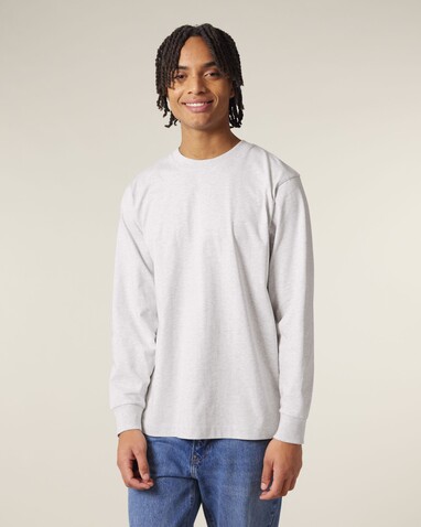 Freestyler Long Sleeve - Das schwere Langarm-Unisex-T-Shirt - Cool Heather Grey - XS bedrucken, Art.-Nr. STTU200C146XS Freestyler Long Sleeve - Das schwere Langarm-Unisex-T-Shirt - Cool Heather Grey - XS bedrucken, Art.-Nr. STTU200C146XS