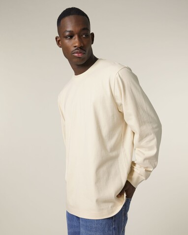 Freestyler Long Sleeve - Das schwere Langarm-Unisex-T-Shirt - Natural Raw - XL bedrucken, Art.-Nr. STTU200C0541X