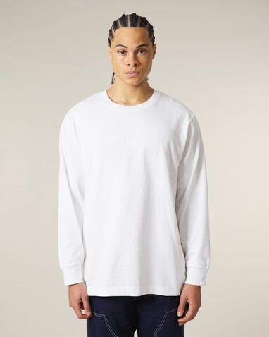 Freestyler Long Sleeve - Das schwere Langarm-Unisex-T-Shirt - White - L bedrucken, Art.-Nr. STTU200C0011L
