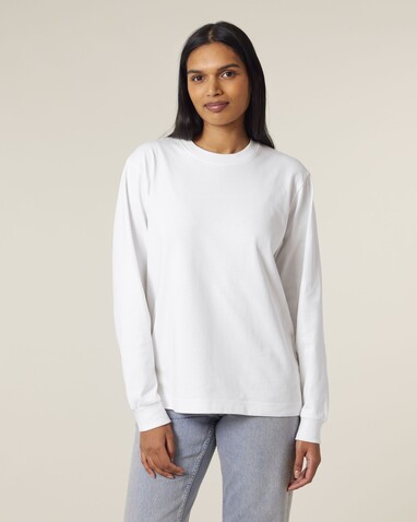 Freestyler Long Sleeve - Das schwere Langarm-Unisex-T-Shirt - White - XL bedrucken, Art.-Nr. STTU200C0011X