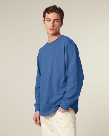 Freestyler Long Sleeve - Das schwere Langarm-Unisex-T-Shirt - Mindful Blue - XXS bedrucken, Art.-Nr. STTU200C7292S