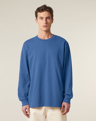 Freestyler Long Sleeve - Das schwere Langarm-Unisex-T-Shirt - Mindful Blue - XXS bedrucken, Art.-Nr. STTU200C7292S