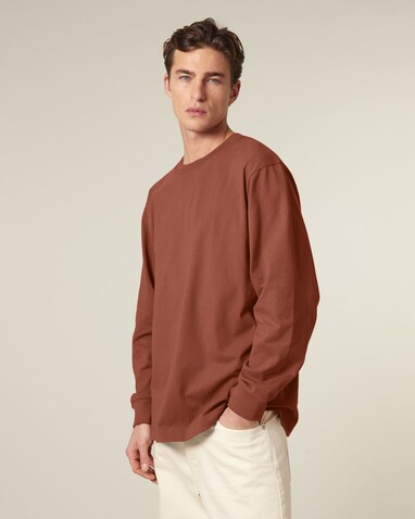 Freestyler Long Sleeve - Das schwere Langarm-Unisex-T-Shirt - Heritage Brown - XXL bedrucken, Art.-Nr. STTU200C7302X