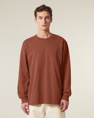 Freestyler Long Sleeve - Das schwere Langarm-Unisex-T-Shirt - Heritage Brown - 3XL bedrucken, Art.-Nr. STTU200C7303X
