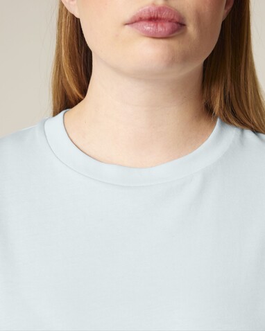 Stella Muser - Das Iconic Damen-T-Shirt - Blue Ice - XL bedrucken, Art.-Nr. STTW172C7281X