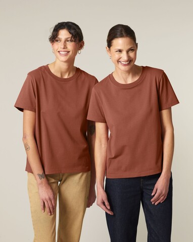 Stella Muser - Das Iconic Damen-T-Shirt - Heritage Brown - XS bedrucken, Art.-Nr. STTW172C730XS