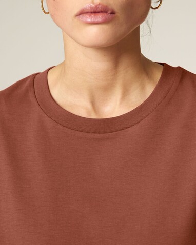 Stella Muser - Das Iconic Damen-T-Shirt - Heritage Brown - M bedrucken, Art.-Nr. STTW172C7301M