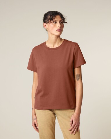 Stella Muser - Das Iconic Damen-T-Shirt - Heritage Brown - M bedrucken, Art.-Nr. STTW172C7301M