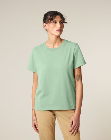 Stella Muser - Das Iconic Damen-T-Shirt - Misty Jade - XL bedrucken, Art.-Nr. STTW172C7351X