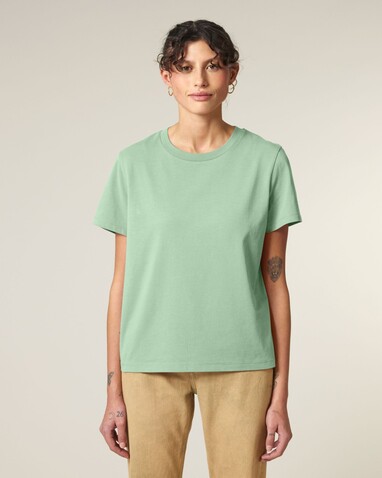 Stella Muser - Das Iconic Damen-T-Shirt - Misty Jade - XXL bedrucken, Art.-Nr. STTW172C7352X