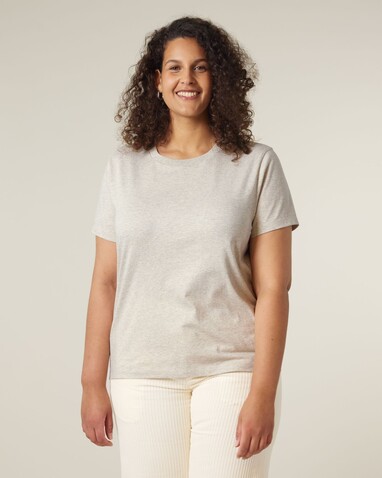 Stella Muser - Das Iconic Damen-T-Shirt - Heather Haze - S bedrucken, Art.-Nr. STTW172C7311S
