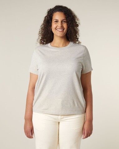Stella Muser - Das Iconic Damen-T-Shirt - Heather Haze - XL bedrucken, Art.-Nr. STTW172C7311X