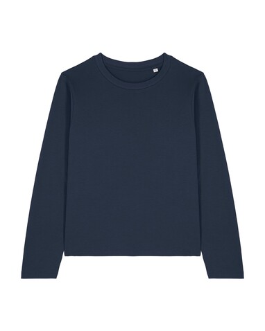 Stella Muser Long Sleeve - Damen-Langarmshirt - French Navy - XXL bedrucken, Art.-Nr. STTW219C7272X