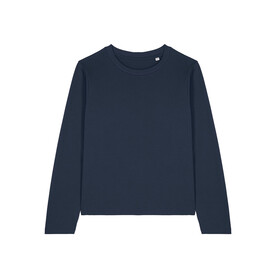 Stella Muser Long Sleeve - Das Iconic Langarm-Damen-T-Shirt - French Navy - XXL bedrucken, Art.-Nr. STTW219C7272X