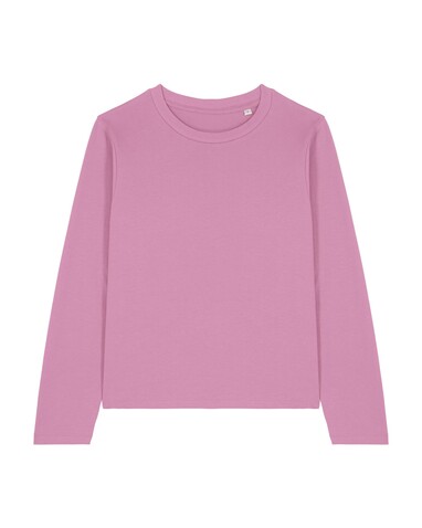 Stella Muser Long Sleeve - Das Iconic Langarm-Damen-T-Shirt - Bubble Pink - XL bedrucken, Art.-Nr. STTW219C1291X