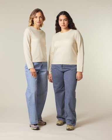 Stella Muser Long Sleeve - Das Iconic Langarm-Damen-T-Shirt - Natural Raw - S bedrucken, Art.-Nr. STTW219C0541S