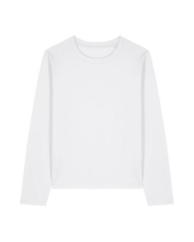 Stella Muser Long Sleeve - Das Iconic Langarm-Damen-T-Shirt - White - L bedrucken, Art.-Nr. STTW219C0011L