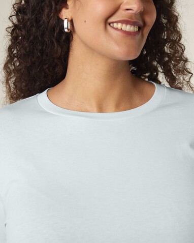 Stella Muser Long Sleeve - Das Iconic Langarm-Damen-T-Shirt - Blue Ice - S bedrucken, Art.-Nr. STTW219C7281S