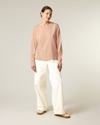 Stella Muser Long Sleeve - Das Iconic Langarm-Damen-T-Shirt - Fraiche Peche - XL bedrucken, Art.-Nr. STTW219C1011X