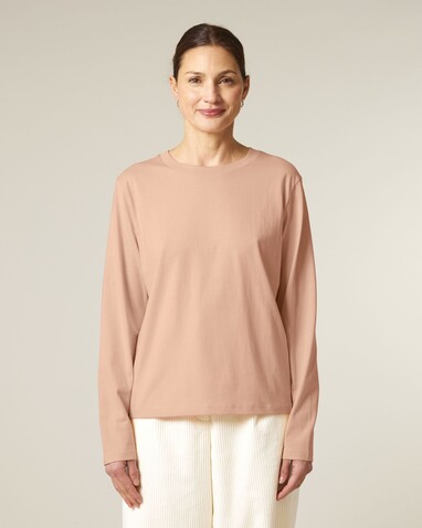 Stella Muser Long Sleeve - Das Iconic Langarm-Damen-T-Shirt - Fraiche Peche - XL bedrucken, Art.-Nr. STTW219C1011X