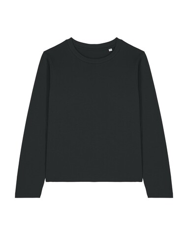 Stella Muser Long Sleeve - Das Iconic Langarm-Damen-T-Shirt - Black - L bedrucken, Art.-Nr. STTW219C0021L