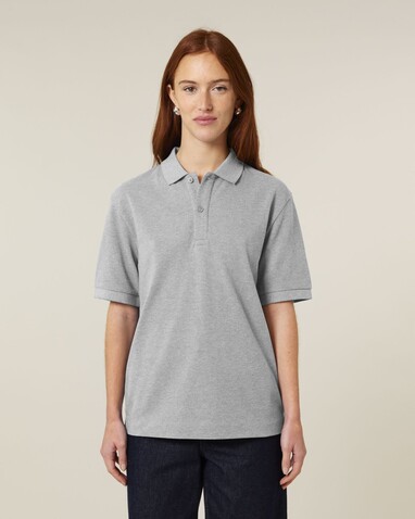 Prepster 2.0 - Das Unisex-Polo - Heather Grey - XXS bedrucken, Art.-Nr. STPU222C2502S Prepster 2.0 - Das Unisex-Polo - Heather Grey - XXS bedrucken, Art.-Nr. STPU222C2502S