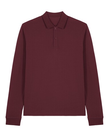 Prepster 2.0 Long Sleeve - Das Langarm-Unisex-Polo - Burgundy - M bedrucken, Art.-Nr. STPU223C2441M Prepster 2.0 Long Sleeve - Das Langarm-Unisex-Polo - Burgundy - M bedrucken, Art.-Nr. STPU223C2441M