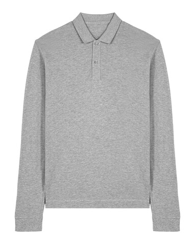 Prepster 2.0 Long Sleeve - Heather Grey - L bedrucken, Art.-Nr. STPU223C2501L