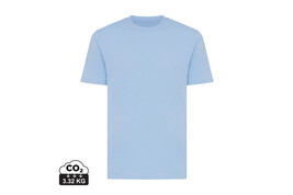 Iqoniq Sierra Lightweight T-Shirt aus recycelter Baumwolle sky blue bedrucken, Art.-Nr. T9104.022.XXXL