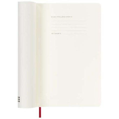 Moleskine Softcover 12 Monate Wochenkalender L, scharlachrot bedrucken, Art.-Nr. 10793821