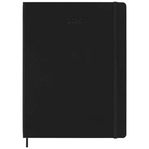 Moleskine Hardcover 12 Monate Wochenkalender XL, schwarz bedrucken, Art.-Nr. 10795090